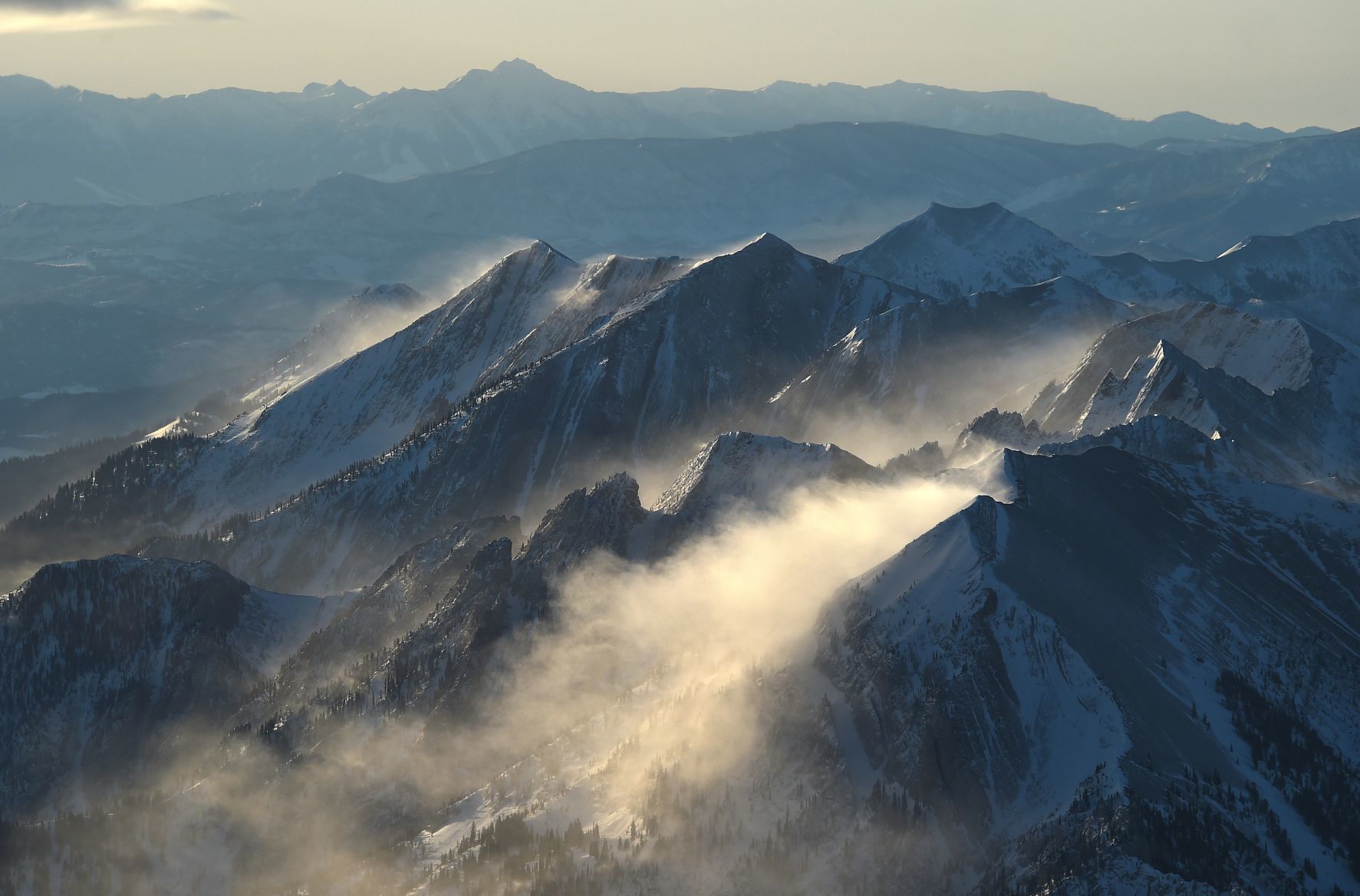 Snow on the Bridgers